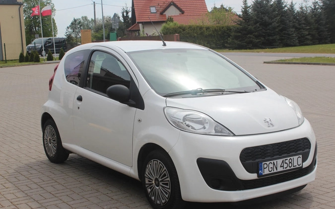 Peugeot 107 cena 13900 przebieg: 195427, rok produkcji 2014 z Koźmin Wielkopolski małe 106